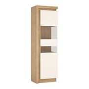Lyon Tall Narrow Display Cabinet (LHD) – Right-Hand – image 1