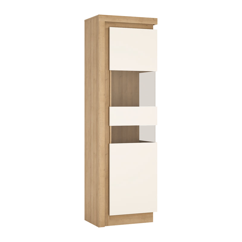 Lyon Tall Narrow Display Cabinet (LHD) – Right-Hand – image 1