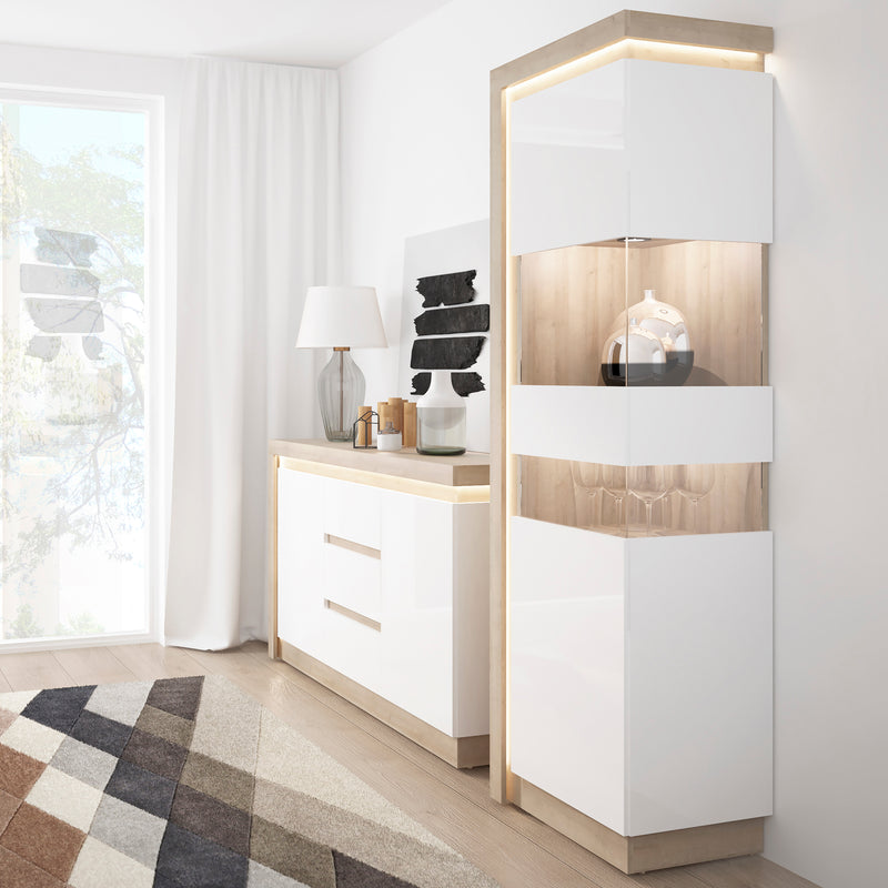 Lyon Tall Narrow Display Cabinet (LHD) – Right-Hand – image 6