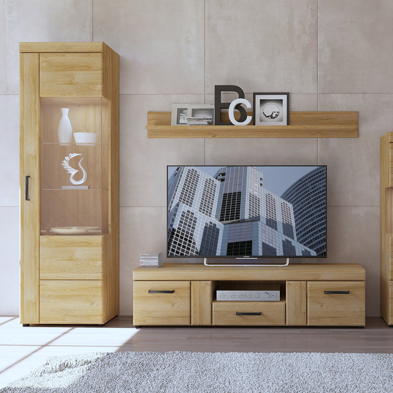Cortina Tall Glazed Display Cabinet (LH) in Grandson – Right-Hand – image 4