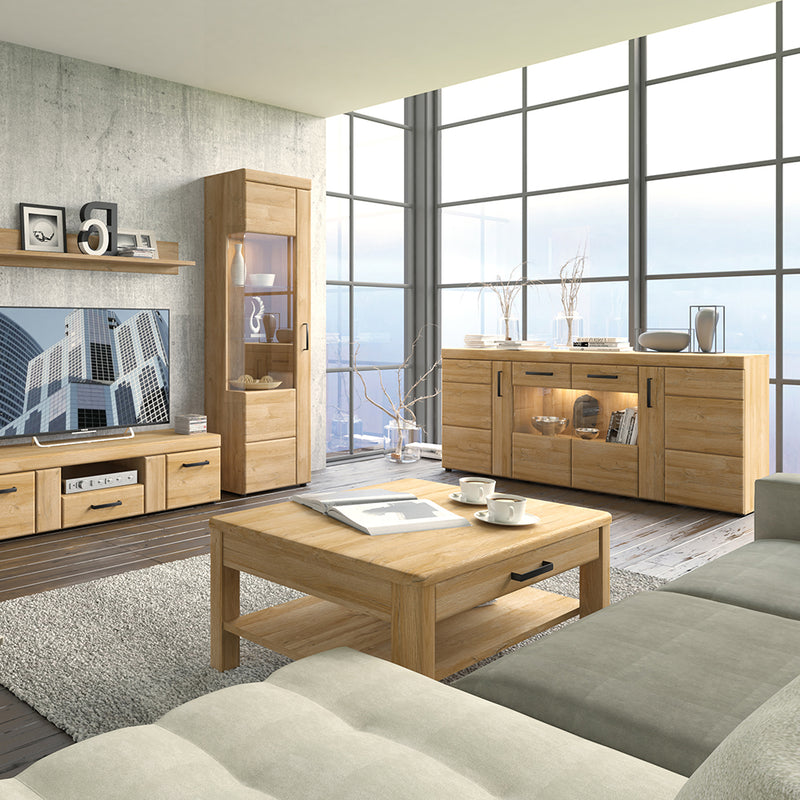 Cortina Tall Glazed Display Cabinet (LH) in Grandson – Left-Hand – image 3