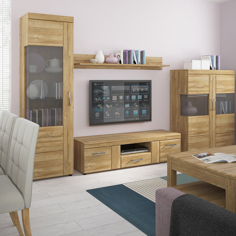 Cortina Tall Glazed Display Cabinet (LH) in Grandson – Left-Hand – image 6