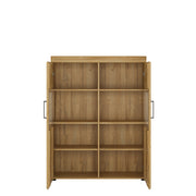 Cortina Low Wide 2 Door Display Cabinet in Grandson Oak – image 2