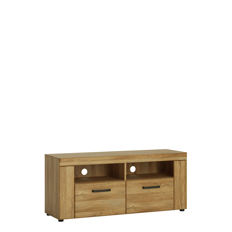 Cortina 2 Drawer TV Cabinet in Grandson Oak – image 1