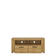 Cortina 2 Drawer TV Cabinet in Grandson Oak – image 2