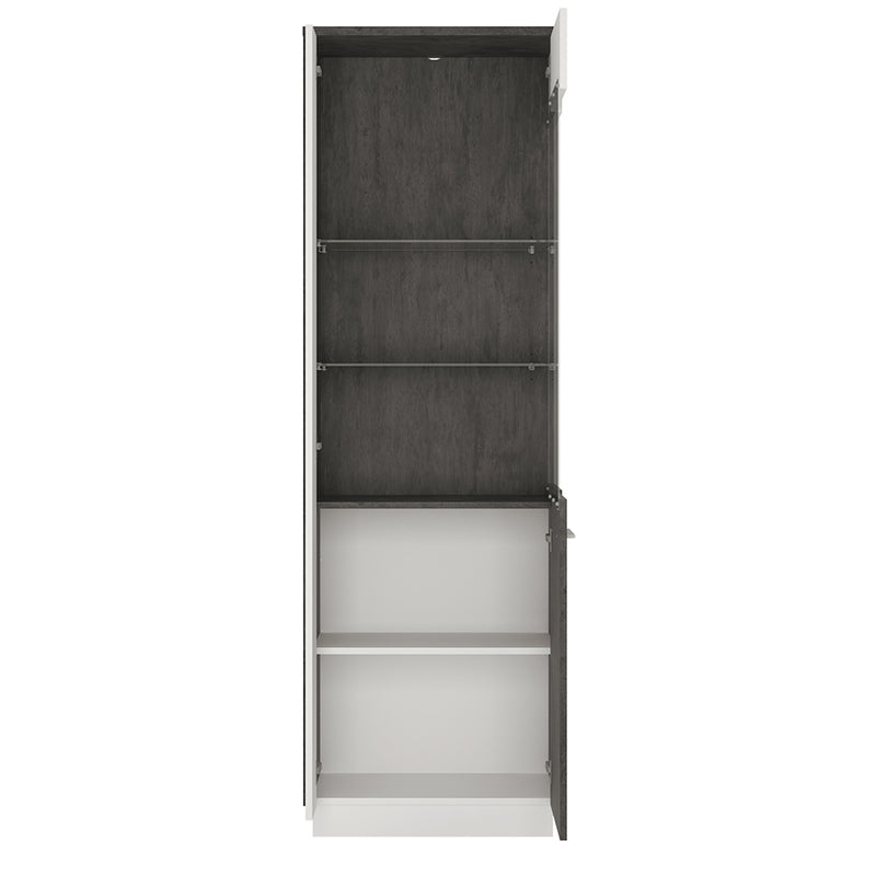 Zingaro Tall Glazed Display Cabinet – Right-Hand – image 2