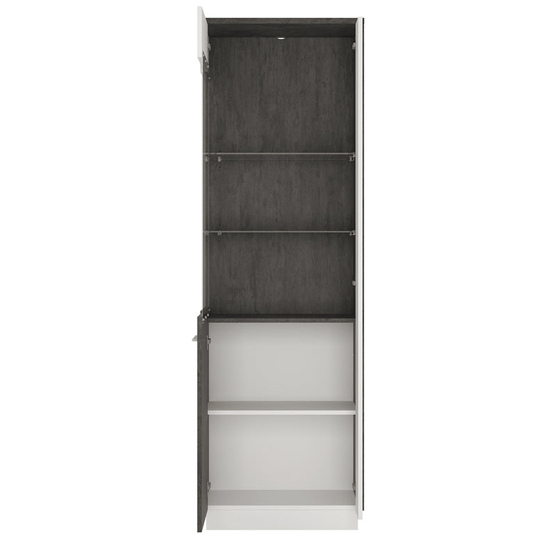 Zingaro Tall Glazed Display Cabinet – Left-Hand – image 2