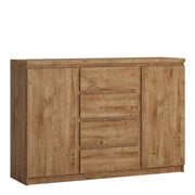 Fribo 2 Door 4 Drawer Sideboard in Oak – image 1