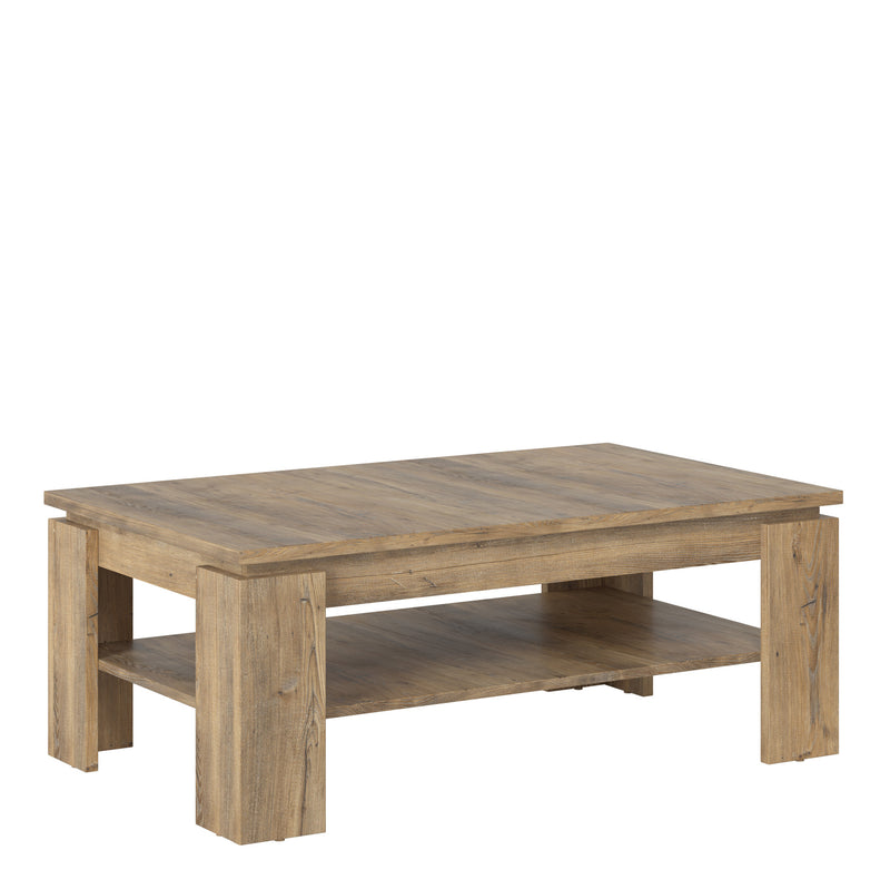 Rapallo Large Coffee Table in Chestnut and Matera Grey – image 1