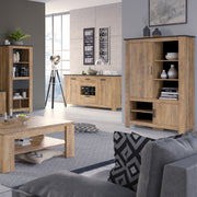Rapallo Large Coffee Table in Chestnut and Matera Grey – image 6