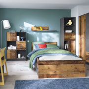 Brooklyn Shelf in Walnut and Dark Matera Grey – image 3