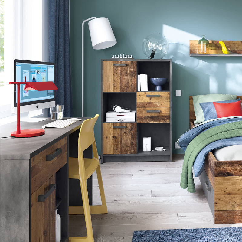 Brooklyn Single Bed 90cm in Walnut – image 4