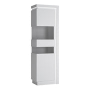 Lyon Tall Narrow Display Cabinet (LHD) (including LED lighting) – Left-Hand – image 1
