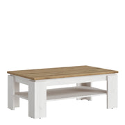 Celesto Coffee Table in White and Oak – image 1