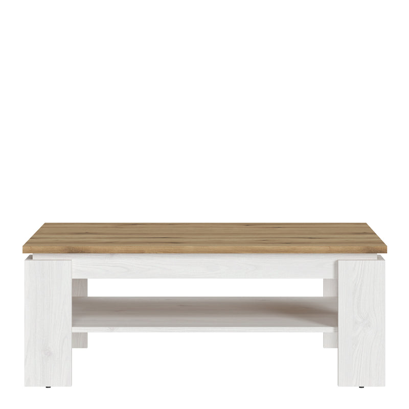 Celesto Coffee Table in White and Oak – image 2