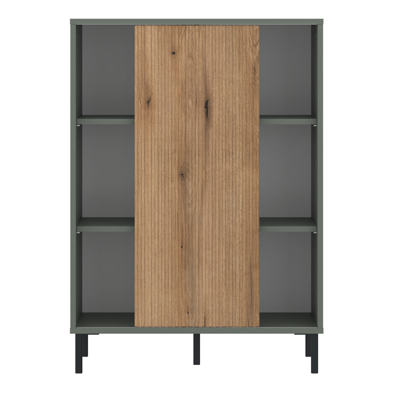 Darwin Sideboard 1 Door in Green/Oak – image 2
