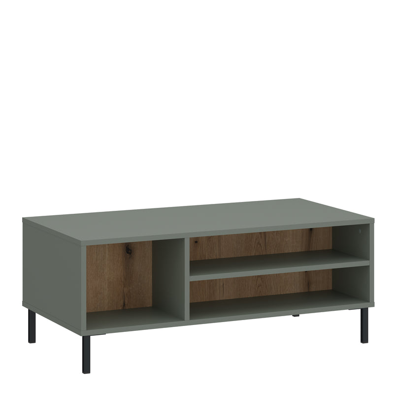 Darwin Coffee Table in Green/Oak – image 1