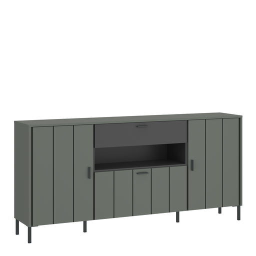 Arundel Sideboard 2 Door 1 Flap 1 Drawer – Green – image 1