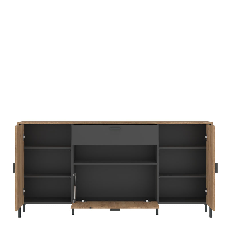 Arundel Sideboard 2 Door 1 Flap 1 Drawer – Oak – image 2