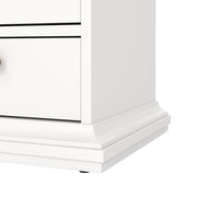 Paris Bedside 2 Drawers – White – image 10