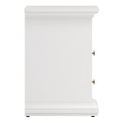 Paris Bedside 2 Drawers – White – image 4