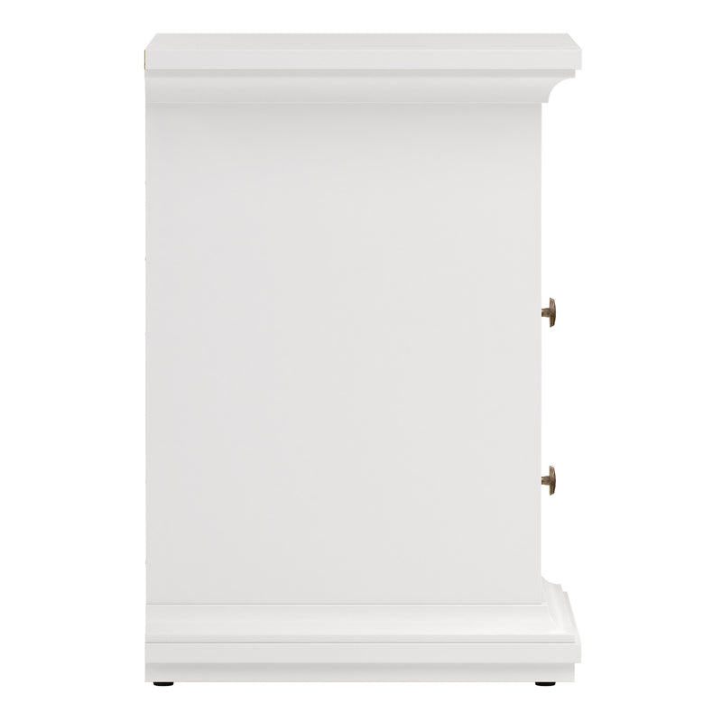Paris Bedside 2 Drawers – White – image 4