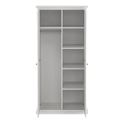 Paris Wardrobe with 2 Doors – White – image 6