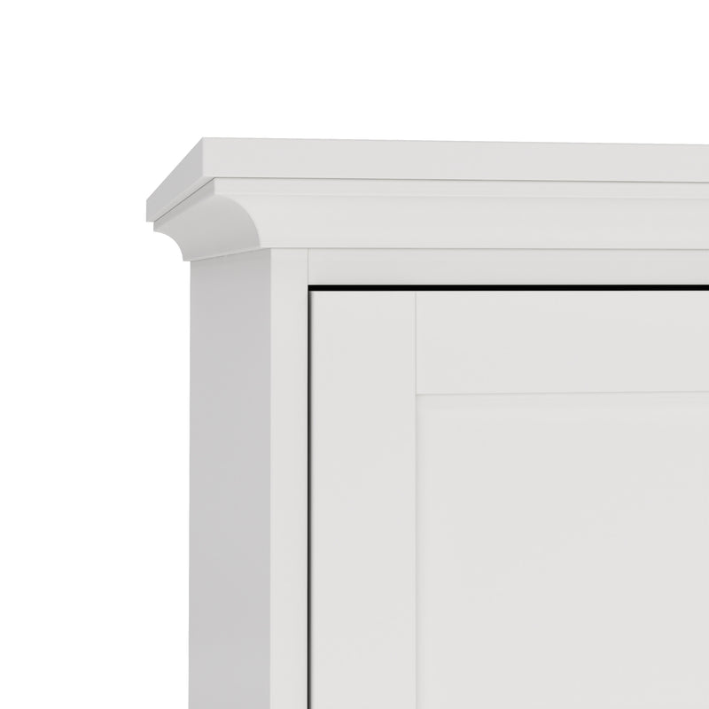 Paris Wardrobe with 2 Doors – White – image 9