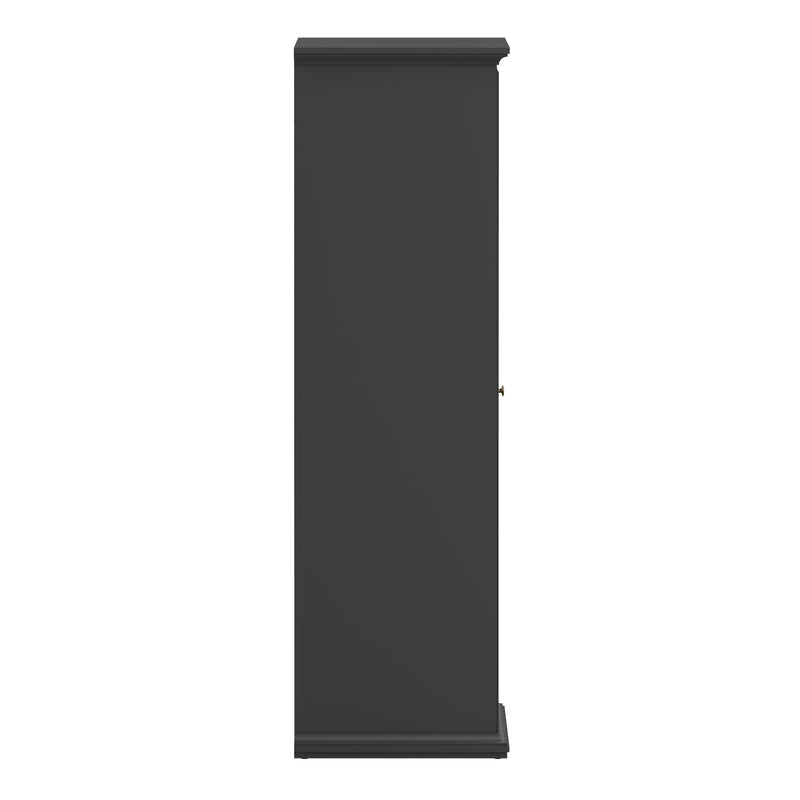 Paris Wardrobe with 2 Doors – Matt Grey – image 4