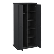 Paris Wardrobe with 2 Doors – Matt Grey – image 5