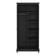 Paris Wardrobe with 2 Doors – Matt Grey – image 6
