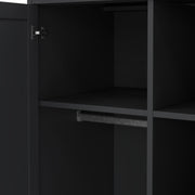 Paris Wardrobe with 2 Doors – Matt Grey – image 9