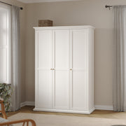 Paris Wardrobe with 3 Doors – White – image 8