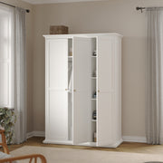 Paris Wardrobe with 3 Doors – White – image 9
