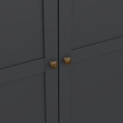 Paris Wardrobe with 3 Doors – Matt Grey – image 10