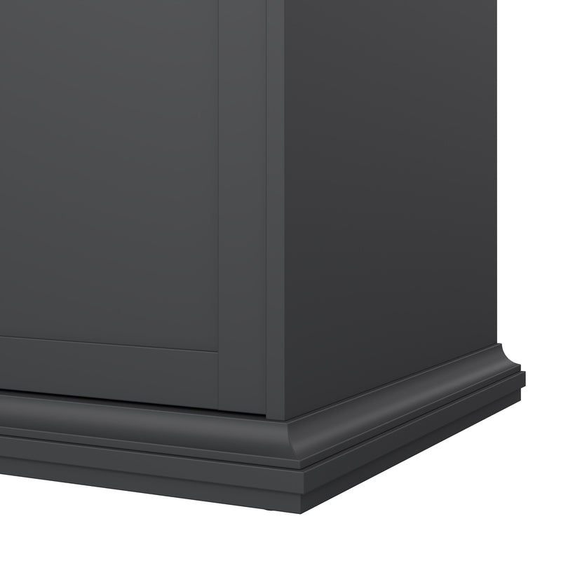 Paris Wardrobe with 3 Doors – Matt Grey – image 11