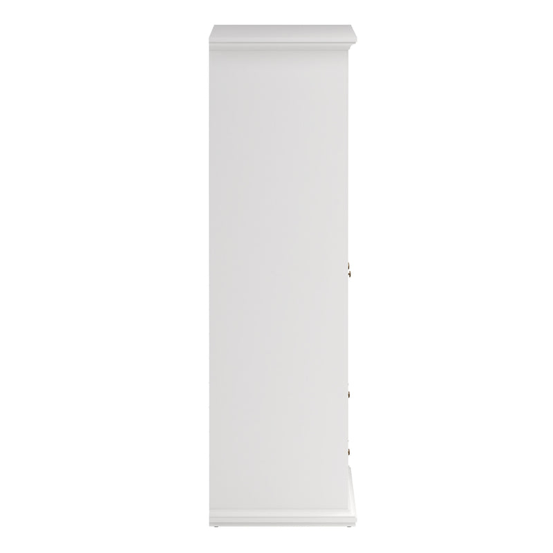 Paris Wardrobe with 4 Doors and 2 Drawers – White – image 4