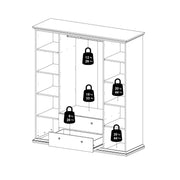 Paris Chest of 6 Drawers – Matt Grey – image 13