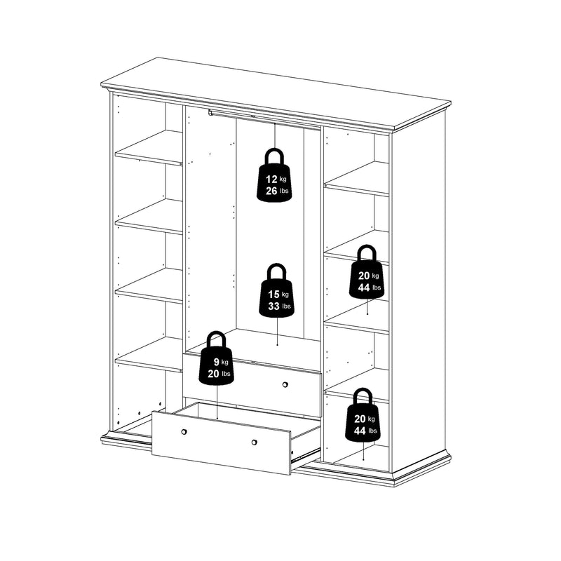 Paris Chest of 6 Drawers – Matt Grey – image 13