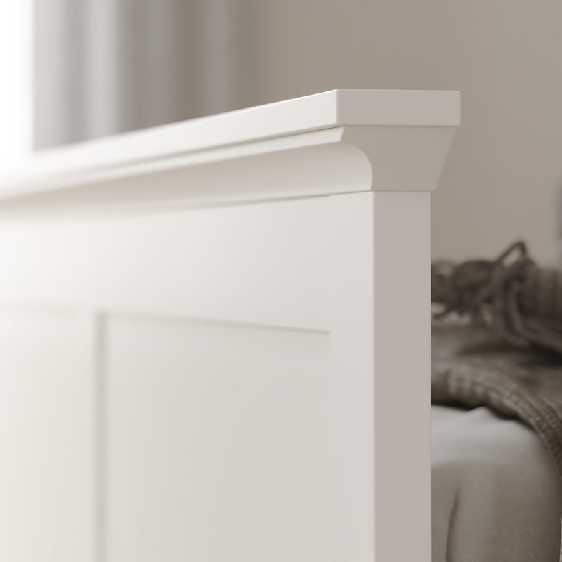 Paris Wardrobe with 2 Doors – White – image 12