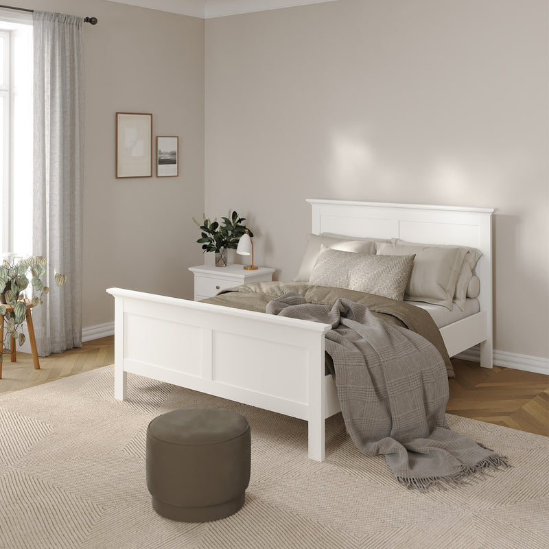 Paris Double Bed (140 x 200) in White – image 9