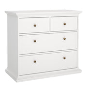 Paris Chest of 4 Drawers – White – image 1