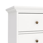 Paris Chest of 4 Drawers – White – image 10