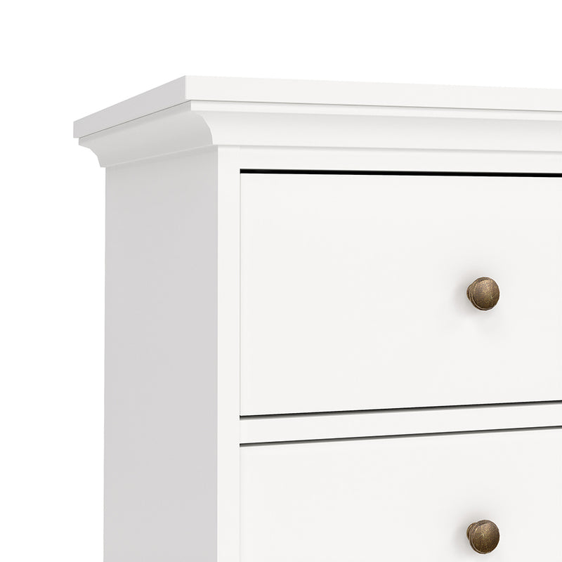 Paris Chest of 4 Drawers – White – image 10