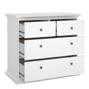 Paris Chest of 4 Drawers – White – image 5