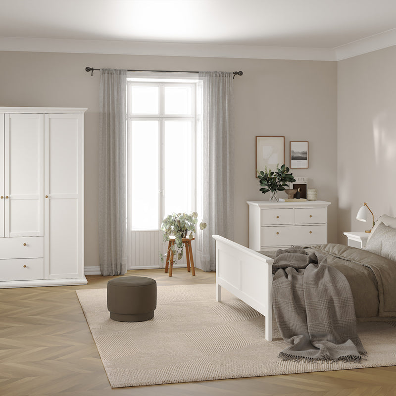 Paris Chest of 4 Drawers – White – image 6