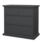 Paris Chest of 4 Drawers – Matt Grey – image 3