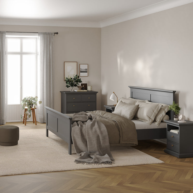 Paris Chest of 4 Drawers – Matt Grey – image 6