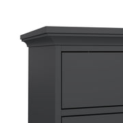 Paris Chest 5 Drawers in Matt Grey – image 8