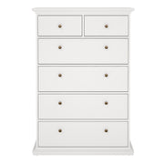 Paris Chest of 6 Drawers – White – image 2